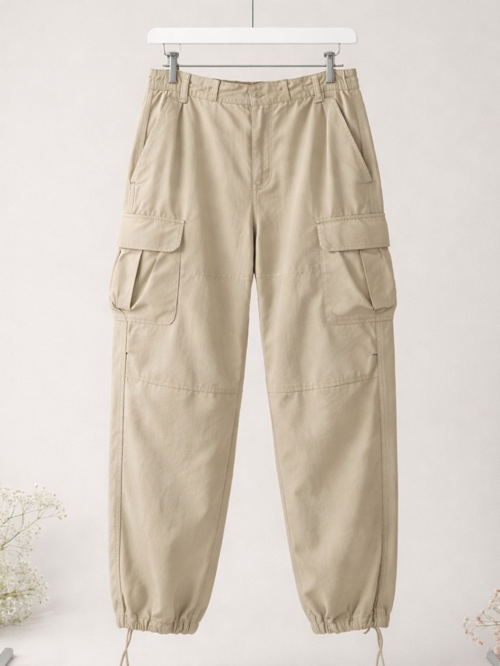 TNA Women's Cargo Jogger Pants - light mint green